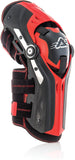 ACERBIS RODILLERA GORILLA NEGRO ROJO