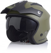 ACERBIS CASCO JET ARIA 2206 VERDE MILITAR