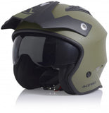 ACERBIS CASCO JET ARIA 2206 VERDE MILITAR