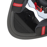 ACERBIS X-WAY GRAPHIC INTEGRAL CASCO DE MOTO BLANCO AZUL