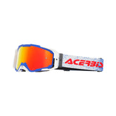 ACERBIS VITRION MIRROR GAFAS AZUL BLANCO ||