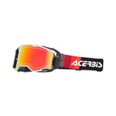 ACERBIS VULCAN MIRROR GAFAS DE MOTOCROSS NEGRO ROJO ||