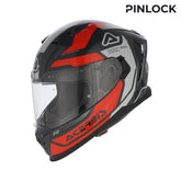 ACERBIS X-WAY GRAPHIC INTEGRAL CASCO DE MOTO NARANJA GRIS