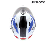 ACERBIS X-WAY GRAPHIC INTEGRAL CASCO DE MOTO BLANCO AZUL