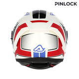 ACERBIS X-WAY GRAPHIC INTEGRAL CASCO DE MOTO BLANCO AZUL
