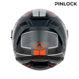ACERBIS X-WAY GRAPHIC INTEGRAL CASCO DE MOTO NARANJA GRIS
