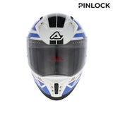 ACERBIS X-WAY GRAPHIC INTEGRAL CASCO DE MOTO BLANCO AZUL