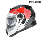 ACERBIS CASCO SEREL 2206 BLANCO ROJO