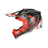ACERBIS LINEAR 22-06 752 CASCO MOTOCROSS DE MOTO GRIS ROJO
