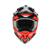 ACERBIS LINEAR 22-06 752 CASCO MOTOCROSS DE MOTO GRIS ROJO