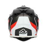 ACERBIS LINEAR 22-06 752 CASCO MOTOCROSS DE MOTO GRIS ROJO