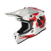 ACERBIS CASCO LINEAR 2206 BLANCO ROJO