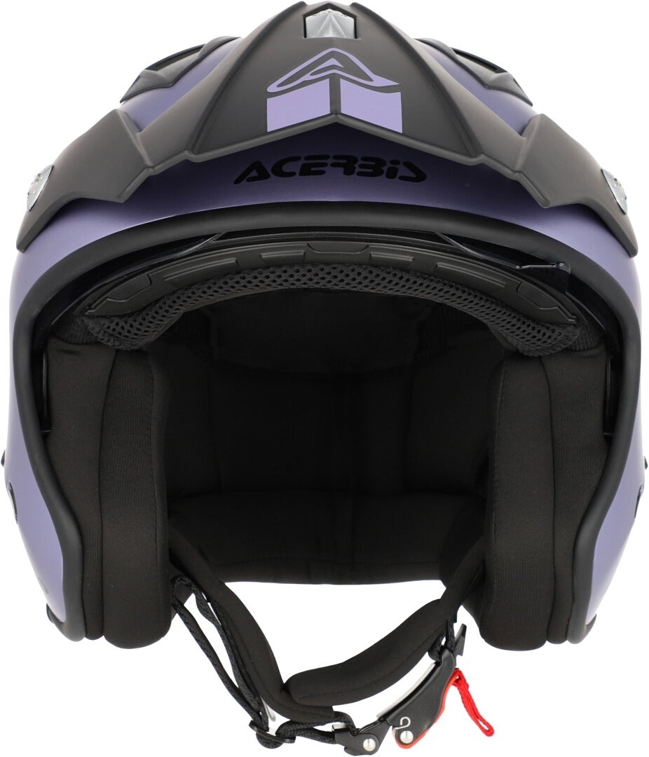 ACERBIS - CASCO JET ARIA METALLIC PURPLE - CASCO