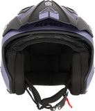 ACERBIS - CASCO JET ARIA METALLIC PURPLE - CASCO
