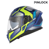 ACERBIS X-WAY GRAPHIC 210 CASCO AVENTURO DE MOTO AZUL AMARILLO