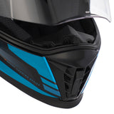 ACERBIS CASCO X-WAY GRAPHIC AZUL NARANJA