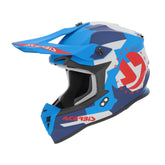 ACERBIS LINEAR 22-06 MOTOCROSS CASCO DE MOTO AZUL ROSSO