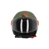 ACERBIS - CASCO JET BREZZA VERDE MILITAR
