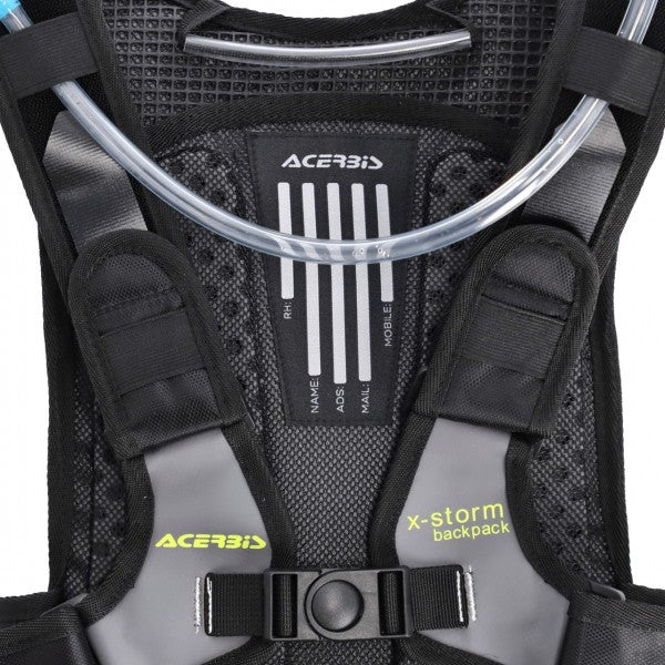 ACERBIS MOCHILA X-STORM LOGO NEGRO BLANCO