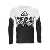 ACERBIS CAMISETA MX NIÑO LINEAL NEGRO BLANCO