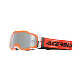 ACERBIS VITRION MIRROR GAFAS DE MOTOCROSS NARANJA BLANCO ||