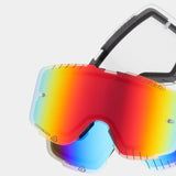 ACERBIS VANGUARD KID MIRROR GOGGLE ROJO BLANCO