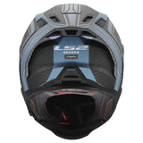 LS2 FF807 DRAGON SUBIC CASCO DE MOTO AZUL PETROLEO AZUL