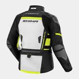 SHIMA DUNE TEXTILE JAQUETES DE MOTO SENYORA NEGRE BLANC GROC