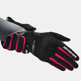 SHIMA SONIC CUIR GUANTS DE MOTO SENYORA NEGRE ROSA