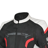 BELA HIGHLAND CHAQUETA DE MOTO HOMBRE ANTRACITA CAQUI NEGRO ROJO