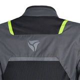 R-TECH SPIRAL MESH JAQUETES DE MOTO HOMES ANTRACITA NEGRE GROC FLUOR