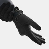 SHIMA SONIC CUIR GUANTS DE MOTO SENYORA NEGRE