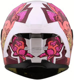 LS2 FF820 RAPID III INTEGRAL CASCO DE MOTO BLANCO ROSA