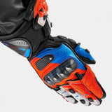 SHIMA RS-3 GUANTES DE MOTO HOMBRE NEGRO AZUL ROJO