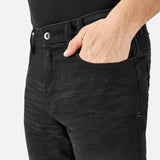 SHIMA ZENITH JEANS DE MOTO HOMES NEGRE