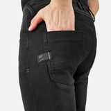 SHIMA ZENITH JEANS DE MOTO HOMES NEGRE