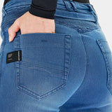 SHIMA ZENITH JEANS DE MOTO SENYORA BLAU
