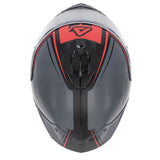 ACERBIS TARMAK-X 257 CASCO AVENTURO DE MOTO GRIS ROJO