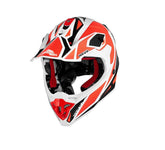 KAPPA KV49 Great Motociclista Aventure Casco Blanco Negro Rojo - CASCO