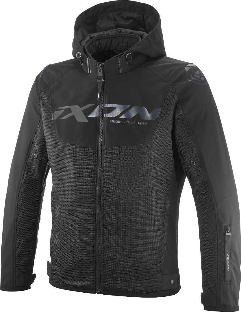 IXON FIERCE Moto Textil Hombre Chaqueta Negra