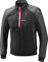 IXON SIWA LADY Moto Textil Chaqueta Negro Antracita Rosa Brillo