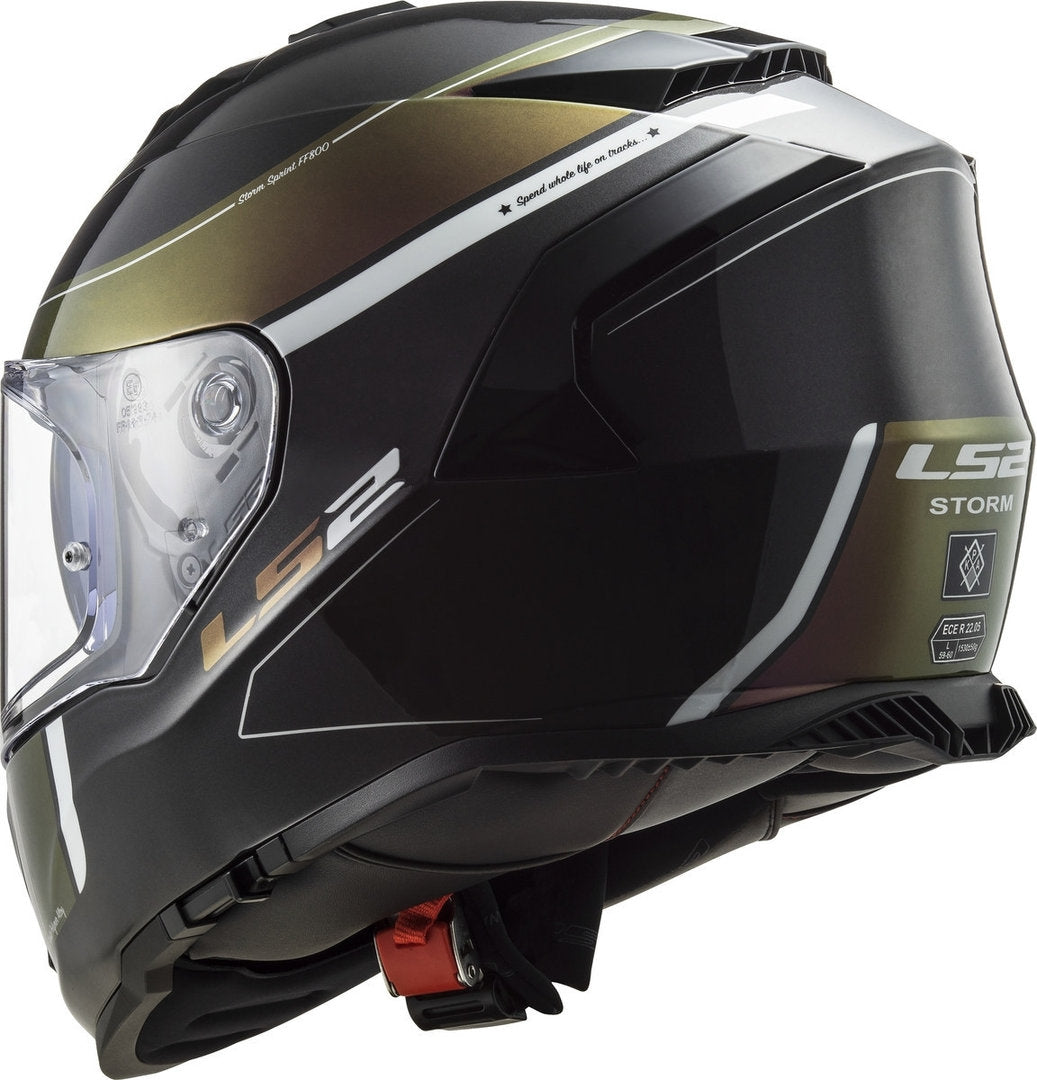 LS2 FF800 STORM VELVET BLACK RAINBOW - SECURTEX MOTOR S.L (t/a MaximoMoto)