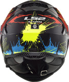 LS2 FF800 STORM DROP BLACK YELLOW RED - SECURTEX MOTOR S.L (t/a MaximoMoto)