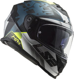 LS2 FF800 STORM SPRINTER M.BLACK SILVER COBALT - SECURTEX MOTOR S.L (t/a MaximoMoto)