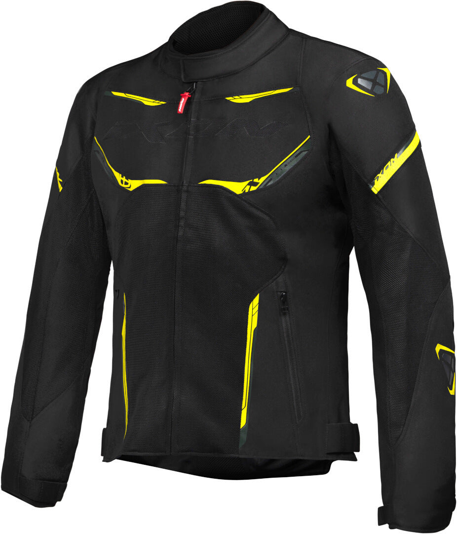 IXON STRIKER AIR Moto Textil Hombre Chaqueta Negro Antracita Amarillo