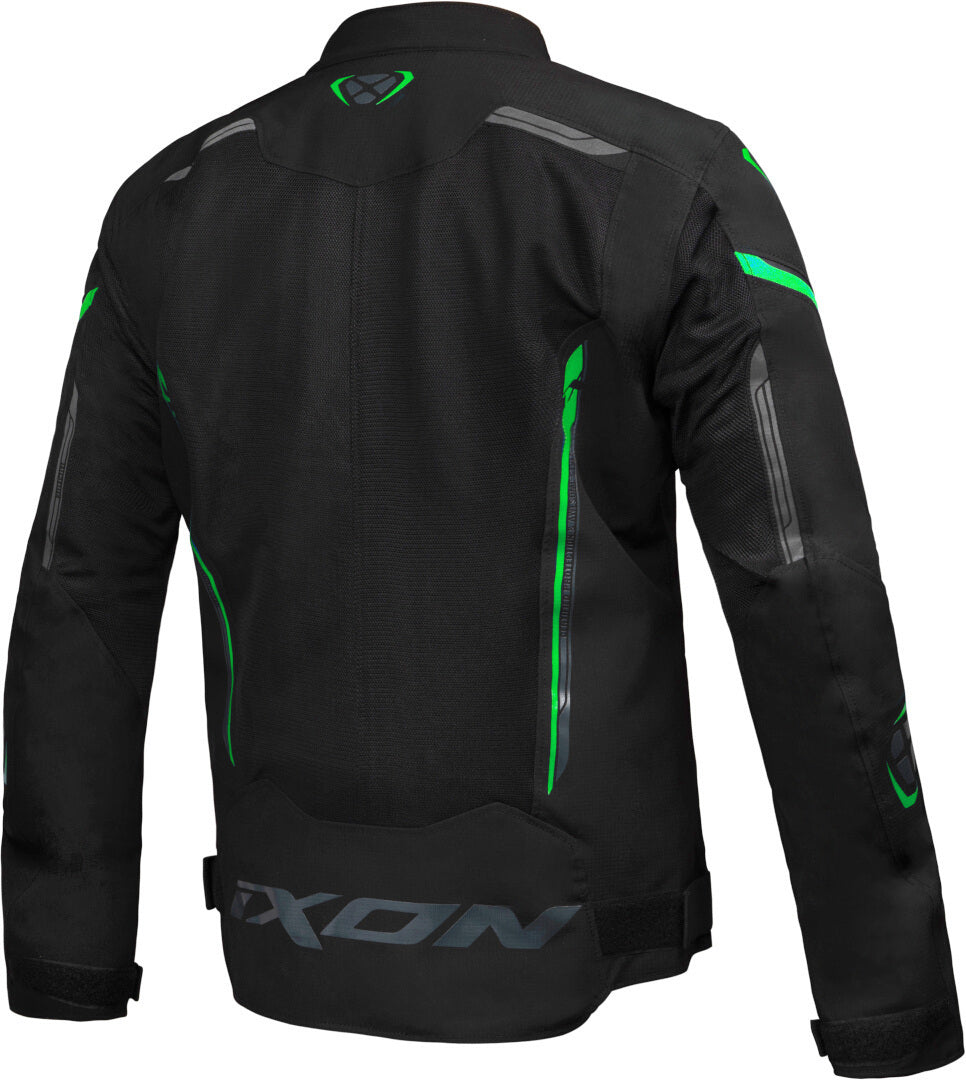IXON STRIKER AIR Moto Textil Hombre Chaqueta Negro Antracita Verde