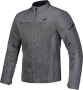 IXON FRESH SLIM Hombre Moto Textil Chaqueta Gris