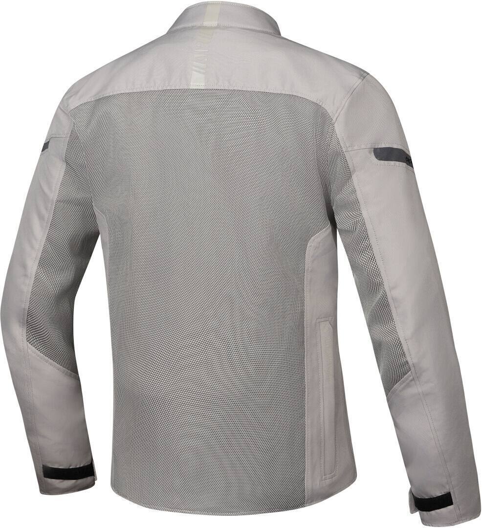 IXON FRESH SLIM Hombre Moto Textil Chaqueta Grisáceo