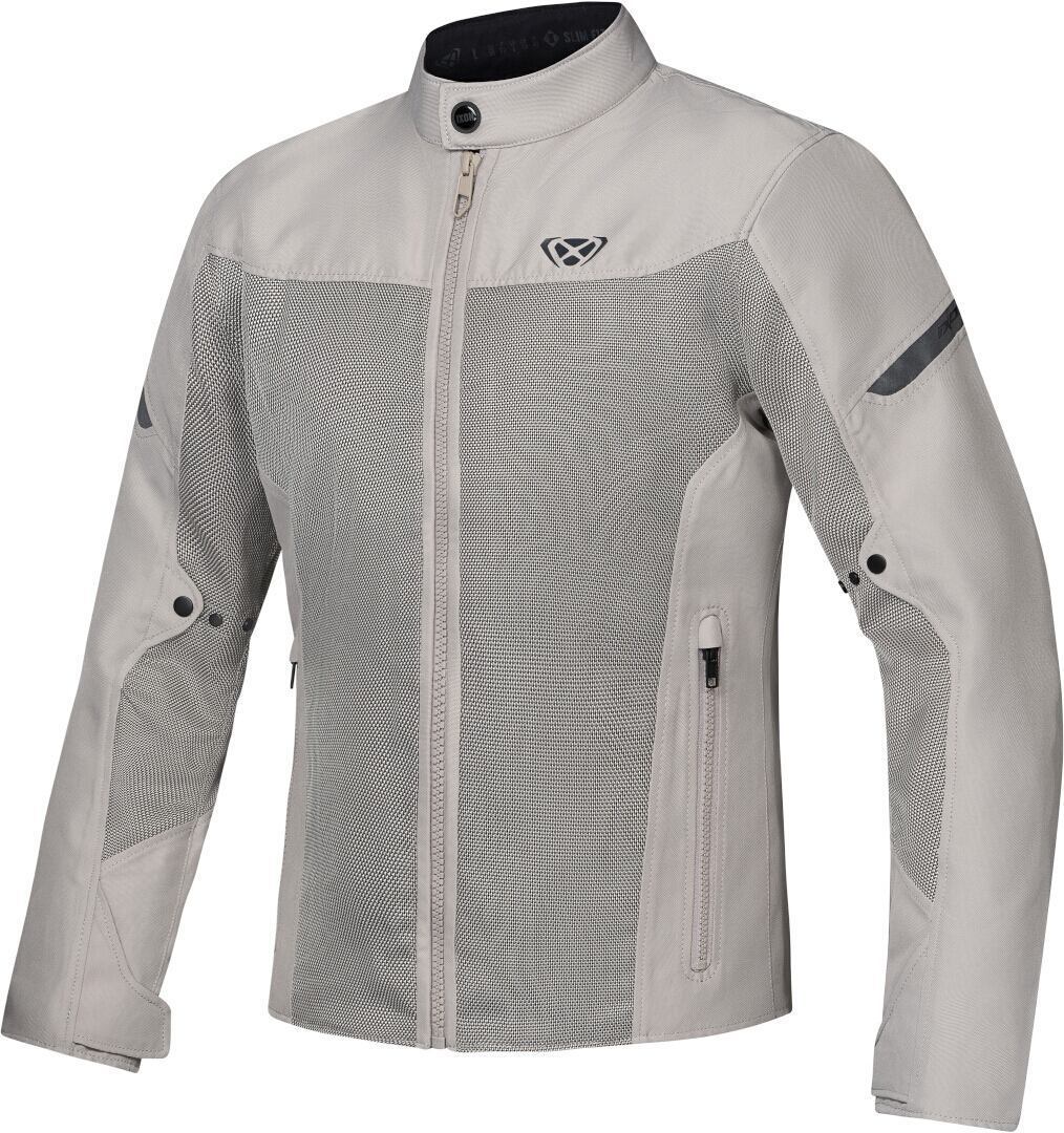 IXON FRESH SLIM Hombre Moto Textil Chaqueta Grisáceo