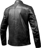 IXON CRANKY AIR Hombre Moto Piel Chaqueta Negro